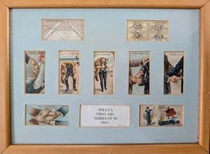 1913 Wills First Aid Cigarette Cards - Picture 1 of 4