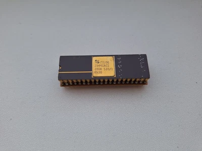 Zilog Z80A SIO/1 Z8441ACS für Z80 CPU selten Vintage CPU GOLD - Bild 1 von 2