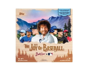2025 Topps x Bob Ross: The Joy of Baseball Collectors Box Factory Sealed Presale - Picture 1 of 2