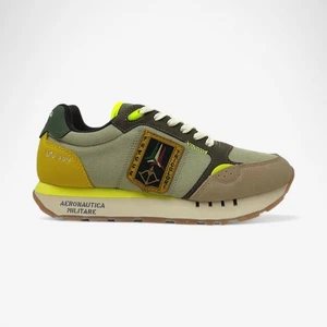 Scarpe uomo aeronautica militare sneakers sc292 94663 verde salvia beige giallo - Imagen 1 de 8