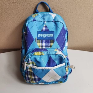 Jansport Mini Rucksack blau Argyle - Bild 1 von 9
