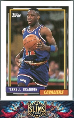 1992-93 Topps Cleveland Cavaliers Terrell Brandon #69 - Image 1 of 2