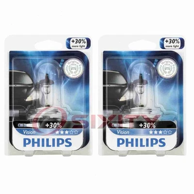 2 bombillas de faros de haz bajo Philips para Ford Courier EcoSport Fiesta de Foto 1 de 4