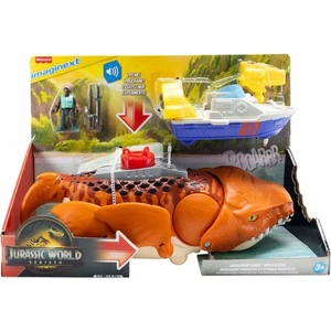 Fisher-Price Imaginext Jurassic World Rebirth Aquachomp Chase Mosasaurus Playset - Picture 1 of 5