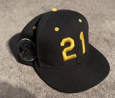 Roberto Clemente Ebbets Field Flannels Fitted Hat Sz 7 3/4 Pirates The Great One - Image 1 of 4