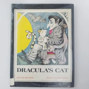 Vintage 1978 Draculas Katze von Jan Wahl Kay Chorao Erstausgabe Druck HC/DJ - Bild 1 von 16