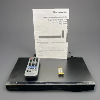 Panasonic DVD-S700P-K Progressive Scan 1080p Up-Conversion DVD Player w/Remote - Image 1 of 4