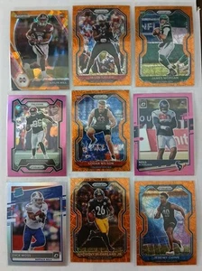Lot 9 NFL Rookie Prizm Cards - Picture 1 of 10