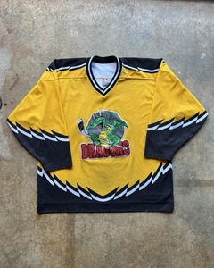 Vintage 90’s San Antonio Dragons Hockey Jersey IHL Size Adult XL - Picture 1 of 20