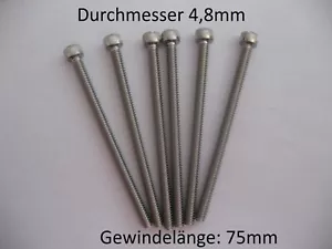 "NEU" Set 6 Zollschrauben für 4" Zoll-Auspuff KessTech / Kess-Tech "NEU" - Bild 1 von 2