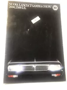 New Brochure Lancia Gamma Coupe - Picture 1 of 4