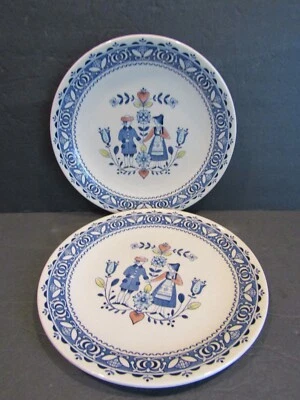 JOHNSON BROTHERS Antiguo Granito CORAZONES Y FLORES Juego de 2 Platos de Cena 10.25" Foto 1 de 4