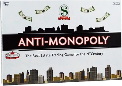 Anti-Monopoly Family Board Game - Image 1 of 4