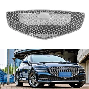 Fits For Genesis GV80 2021-2023 2024 Front Grille Mesh Bumper Grill Replacement - Picture 1 of 3