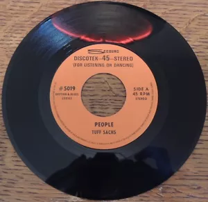 R&B Jazz Rhythm Tuff Sachs Seeburg 5019 45rpm Frug Boogie People R&B Rare Record - Foto 1 di 2
