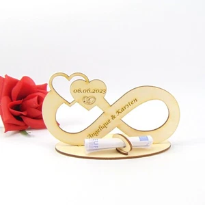 Regalo Boda Novios Dinero Regalo Personalizado 17cm Infinito - Imagen 1 de 5