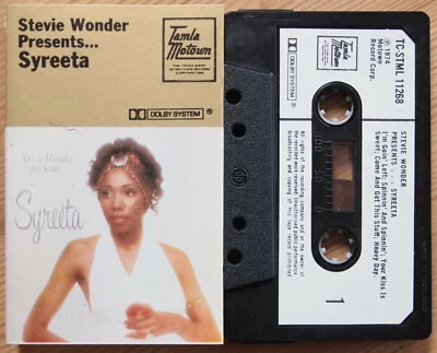 SYREETA - STEVIE WONDER PRESENTS (MOTOWN TCSTML11268) 1974 UK CASSETTE TAPE VG+ - Image 1 of 3