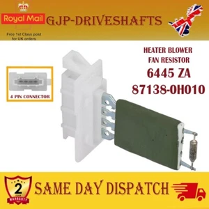for TOYOTA AYGO PEUGEOT 107 CITROEN C1 HEATER BLOWER FAN RESISTOR - Picture 1 of 6