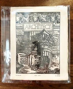 1928 MAY THE ARCHITECT MAGAZINE - VERY GOOD - Picture 1 of 9