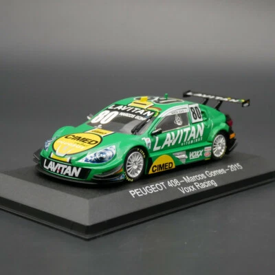 ixo 1:43 Stock Car Peugeot 408 Marcos Gomes 2015 Voxx Racing Diecast Car Model Foto 1 de 4