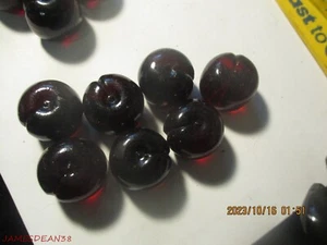 LOT OF 7 VTG Purple Amethyst Crystal BALL Prisms Chandelier - Picture 1 of 4