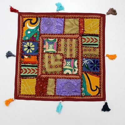 Hand made Home Decor Gypsy Ethnic Pillow Shams Couch Cushion Cover Case Wh - Image 1 of 4