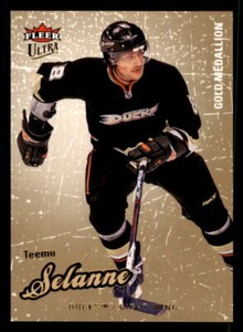 2008-09 Ultra Gold Medallion #105 Teemu Selanne Anaheim Ducks
