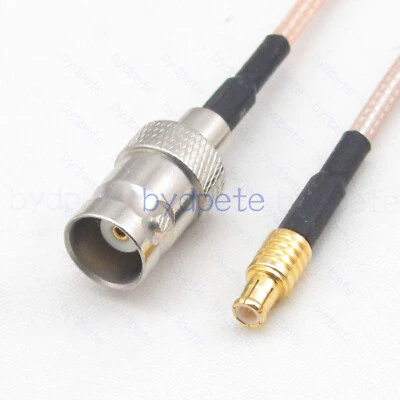 12inch BNC female bulkhead nut to MCX male Straight RF Pigtail Cable RG316 30cm - Image 1 of 4