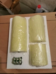 3 Stück LED Echtwachskerzen - Bild 1 von 2