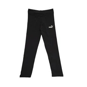 Puma Black Skinny Tracksuit Bottoms/Joggers Girl's Size XL W28 L25 CC268 - Picture 1 of 5