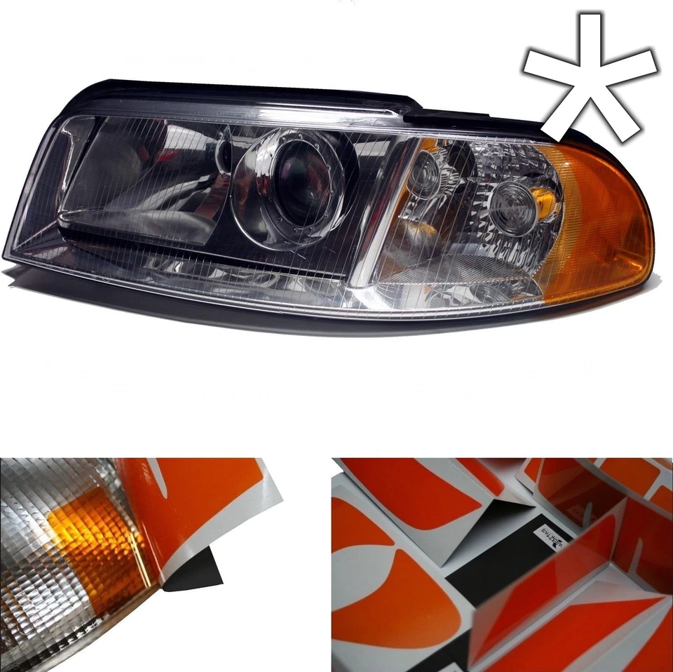 US Design Folie Audi A4 B5 Facelift, Blinker Tuning Scheinwerfer Style Aufkleber - Bild 1 von 4