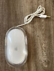 Genuine Apple Pro Mouse M5769 Usb Optical Macintosh Apple White/Clear  Working