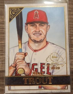 2020 Topps Chrome Topps Gallery Preview #GP-1 MIKE TROUT Los Angeles Angels
