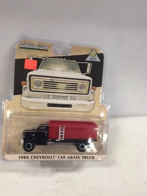 Greenlight 1:64 1984 Chevrolet C60 Grain Truck Black - Image 1 of 3