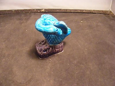  Antigua estatuilla de pato pájaro de porcelana china  Foto 1 de 4