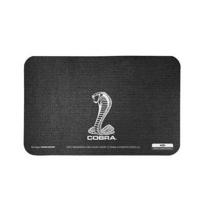 Ford Mustang Cobra Torino Logo 22" x 34" Black Fender Gripper Cover - Image 1 of 3