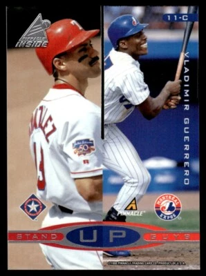1998 Pinnacle Inside Stand Up Guys VLADIMIR GUERRERO MANNY RAMIREZ - Image 1 of 2