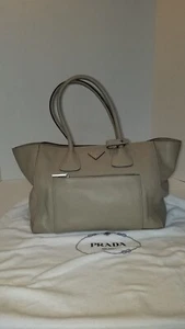 PRADA Grey Vitello Phenix Handbag BN2795 - Shopper - Picture 1 of 12