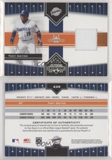2005 Donruss Champions Impressions Materials Tony Gwynn #439 HOF