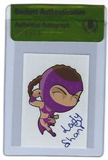 Lady Shani Signed 2019 Panini AAA Lucha Libre Album Stickers Card #100 BAS COA