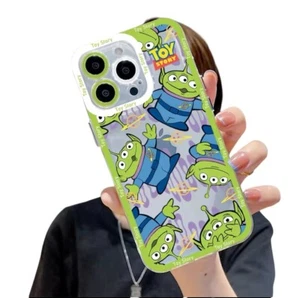 iPhone 7 8 XR 14 15 11 12 Plus Pro Cover Case Claw Toy Green Alien Aliens Story - Picture 1 of 1