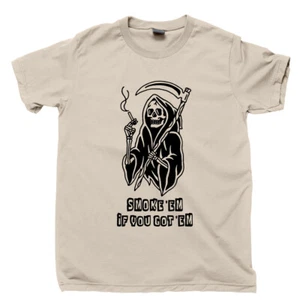 Grim Reaper T Shirt Skull Skeleton Ring Decal Patch Pendant Statue Figure Poster - Picture 1 of 16