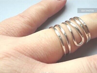Support Ring , Fashion Ring, Any Size, Tarnish Free • 8.99£