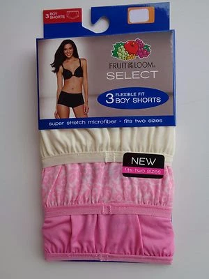  Shorts Fruit of the Loom Select 3 pares microfibra menino multicolorido tamanho 4/5 - Imagem 1 de 2