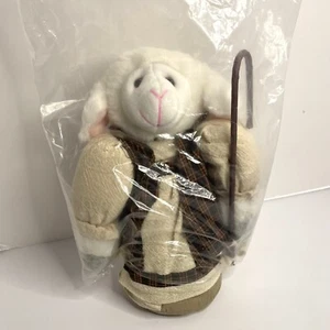 VINTAGE HOUSE OF LLOYD 1994 LAMB DOOR SHEPHERD STUFFED DOOR STOP RARE - Picture 1 of 5