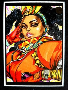 2023 Masterpiece Stuido Original Sketch Cards by Amanda 1/1 - Picture 1 of 2