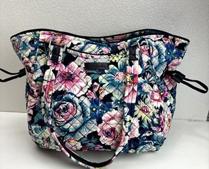 Vera Bradley Tasche Beuteltasche Handtasche Carry all SATCHEL GARDEN GROVE KUNSTLEDERBESATZ - Bild 1 von 18