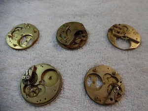 Antique Pocket Watch Parts 1/4 Pound 79-9CC - Picture 1 of 12