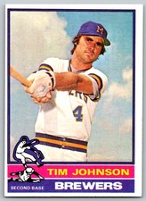 1976 Topps Tim Johnson Milwaukee Brewers #613
