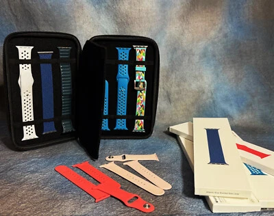 Surtido de correas originales para Apple Watch 38 mm 40 mm 41 mm serie 2 - 11 y SE con cajas Foto 1 de 2